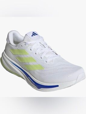 adidas supernova rise White/Zero Metallic/Pulse Lime White Running Shoe NWT